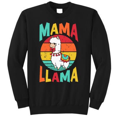 Mama Llama Funny Mother's Day Mom lover Sweatshirt