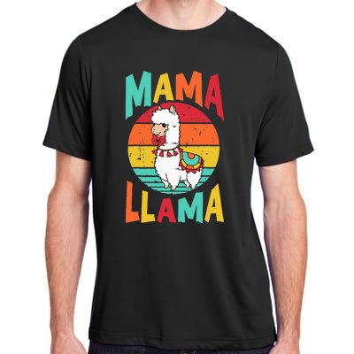 Mama Llama Funny Mother's Day Mom lover Adult ChromaSoft Performance T-Shirt