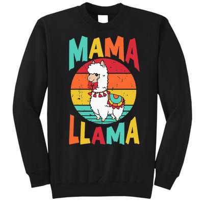 Mama Llama Funny Mother's Day Mom lover Tall Sweatshirt