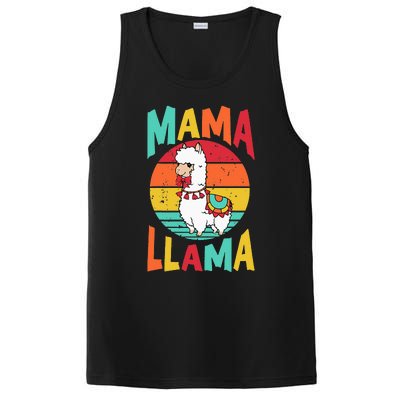 Mama Llama Funny Mother's Day Mom lover PosiCharge Competitor Tank