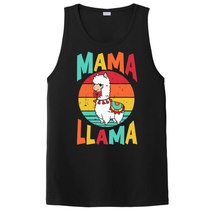 Mama Llama Funny Mother's Day Mom lover PosiCharge Competitor Tank