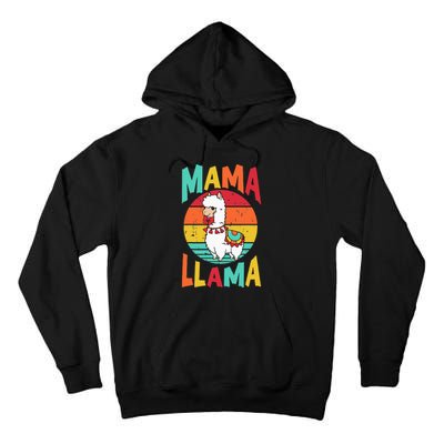 Mama Llama Funny Mother's Day Mom lover Tall Hoodie