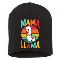 Mama Llama Funny Mother's Day Mom lover Short Acrylic Beanie