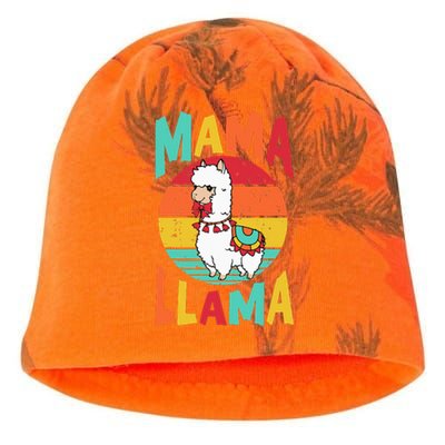 Mama Llama Funny Mother's Day Mom lover Kati - Camo Knit Beanie