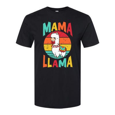 Mama Llama Funny Mother's Day Mom lover Softstyle CVC T-Shirt