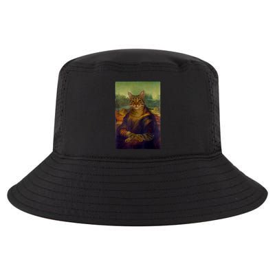 Meowing Lisa Funny Cat Cat Art Cat Lover Cat Owner Cool Comfort Performance Bucket Hat