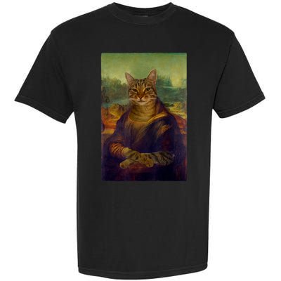 Meowing Lisa Funny Cat Cat Art Cat Lover Cat Owner Garment-Dyed Heavyweight T-Shirt