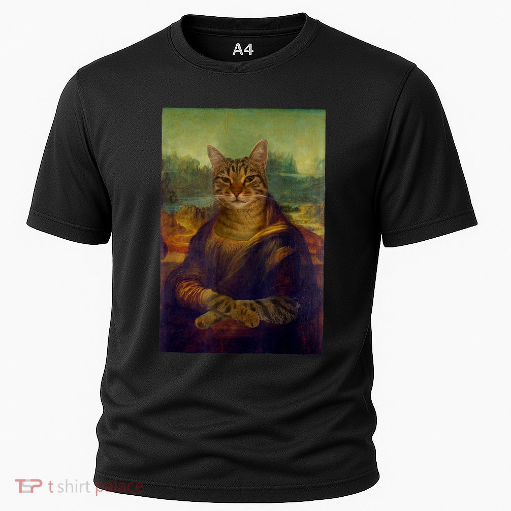 Meowing Lisa Funny Cat Cat Art Cat Lover Cat Owner Performance Shirt