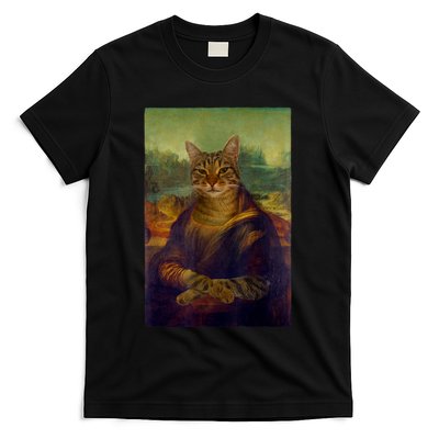 Meowing Lisa Funny Cat Cat Art Cat Lover Cat Owner T-Shirt