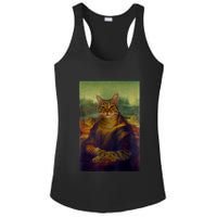 Meowing Lisa Funny Cat Cat Art Cat Lover Cat Owner Ladies PosiCharge Competitor Racerback Tank