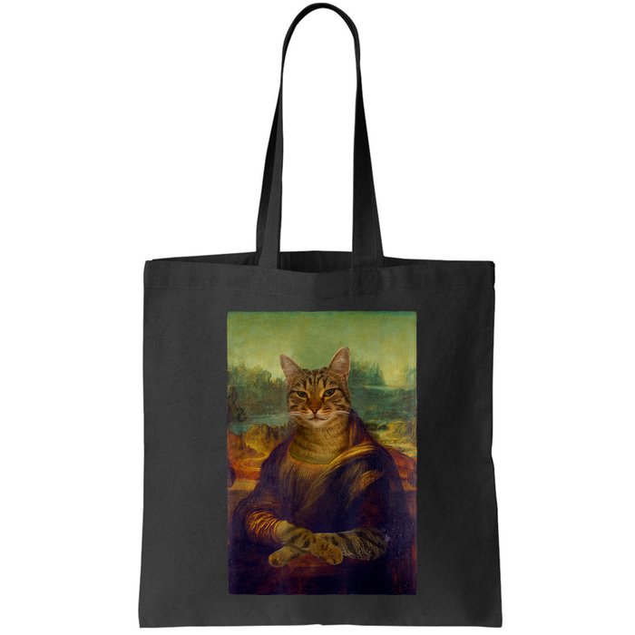 Meowing Lisa Funny Cat Cat Art Cat Lover Cat Owner Bag