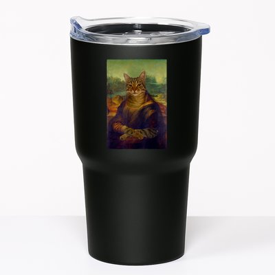 Meowing Lisa Funny Cat Cat Art Cat Lover Cat Owner Tumbler