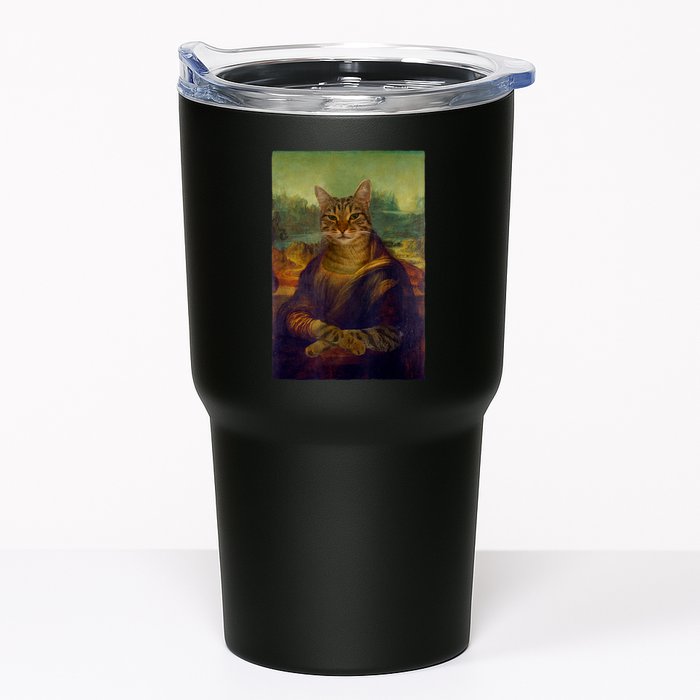 Meowing Lisa Funny Cat Cat Art Cat Lover Cat Owner Tumbler
