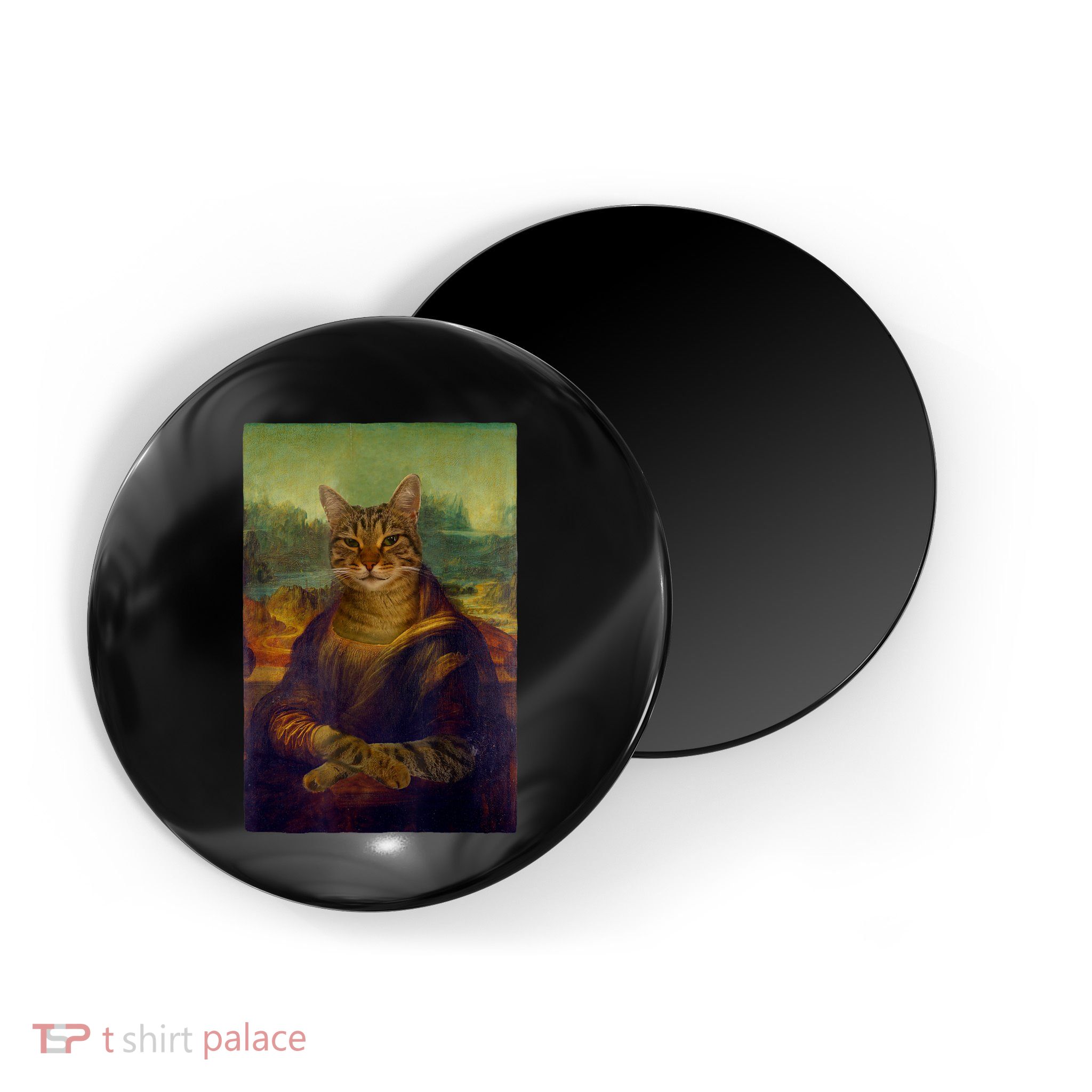 Meowing Lisa Funny Cat Cat Art Cat Lover Cat Owner Magnet