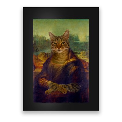 Meowing Lisa Funny Cat Cat Art Cat Lover Cat Owner Poster