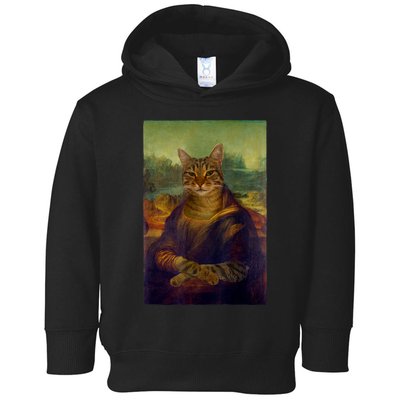 Meowing Lisa Funny Cat Cat Art Cat Lover Cat Owner Toddler Hoodie
