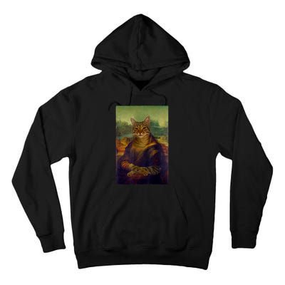 Meowing Lisa Funny Cat Cat Art Cat Lover Cat Owner Tall Hoodie