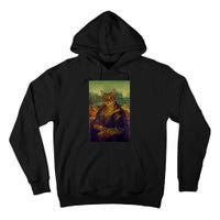 Meowing Lisa Funny Cat Cat Art Cat Lover Cat Owner Tall Hoodie