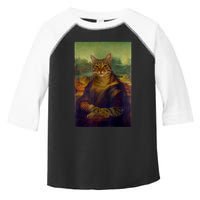 Meowing Lisa Funny Cat Cat Art Cat Lover Cat Owner Toddler Fine Jersey T-Shirt