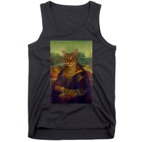 Meowing Lisa Funny Cat Cat Art Cat Lover Cat Owner Tank Top