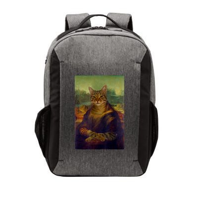 Meowing Lisa Funny Cat Cat Art Cat Lover Cat Owner Vector Backpack