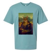 Meowing Lisa Funny Cat Cat Art Cat Lover Cat Owner Sueded Cloud Jersey T-Shirt