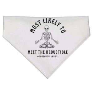 Most Likely Funny Deductible Chronic Condition Illness USA-Made Doggie Bandana