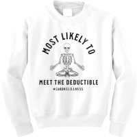 Most Likely Funny Deductible Chronic Condition Illness Kids Sweatshirt