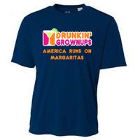 Margaritas Ladies Funny Drunkin Grownups Drinking Cooling Performance Crew T-Shirt