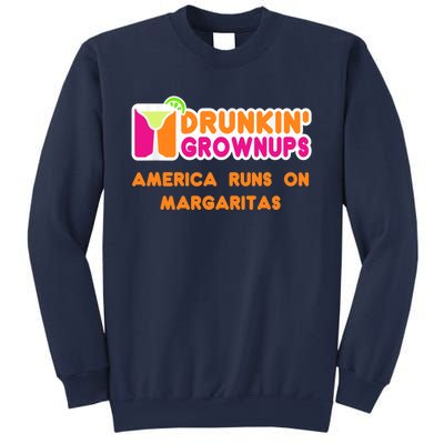 Margaritas Ladies Funny Drunkin Grownups Drinking Sweatshirt