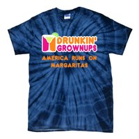 Margaritas Ladies Funny Drunkin Grownups Drinking Tie-Dye T-Shirt