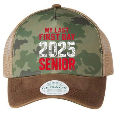 My Last First Day 2025 Senior Back To School Legacy Tie Dye Trucker Hat