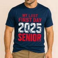 My Last First Day 2025 Senior Back To School Cooling Performance Crew T-Shirt