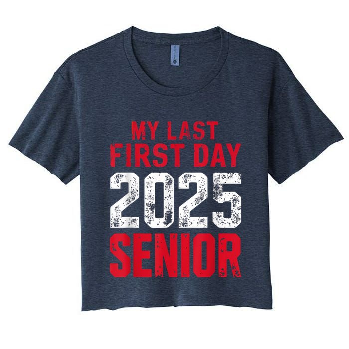 My Last First Day 2025 Senior Back To School Crop Top