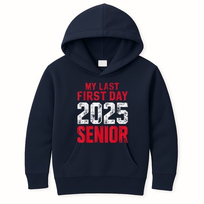 My Last First Day 2025 Senior Back To School Kids Hoodie