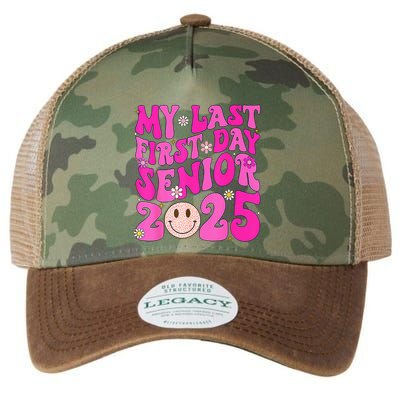 My Last First Day Senior 2025 Back To School Class Legacy Tie Dye Trucker Hat