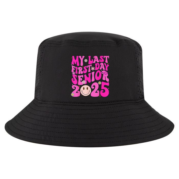 My Last First Day Senior 2025 Back To School Class Cool Comfort Performance Bucket Hat