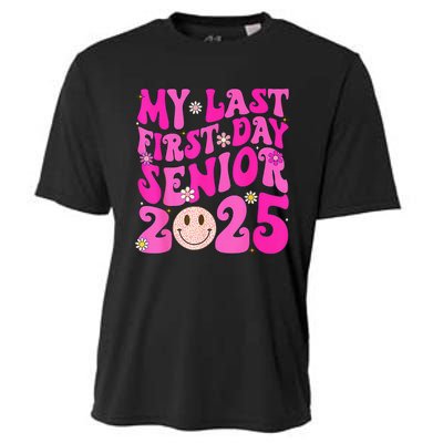 My Last First Day Senior 2025 Back To School Class Cooling Performance Crew T-Shirt