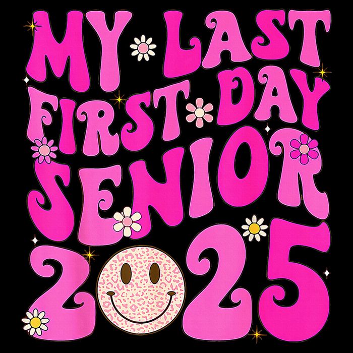 My Last First Day Senior 2025 Back To School Class Drawstring Bag