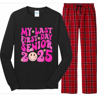 My Last First Day Senior 2025 Back To School Class Long Sleeve Pajama Set