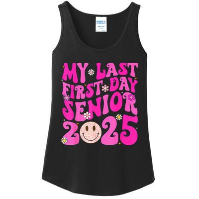 My Last First Day Senior 2025 Back To School Class Ladies Essential Tank