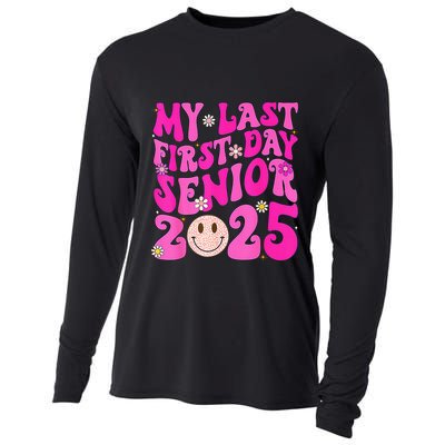 My Last First Day Senior 2025 Back To School Class Cooling Performance Long Sleeve Crew