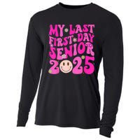 My Last First Day Senior 2025 Back To School Class Cooling Performance Long Sleeve Crew