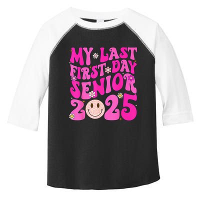 My Last First Day Senior 2025 Back To School Class Toddler Fine Jersey T-Shirt