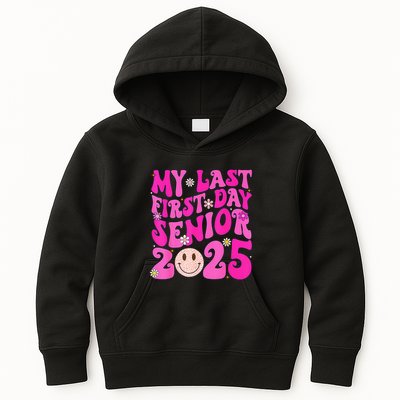 My Last First Day Senior 2025 Back To School Class Kids Hoodie