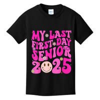 My Last First Day Senior 2025 Back To School Class Kids T-Shirt