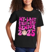 My Last First Day Senior 2025 Back To School Class Kids T-Shirt