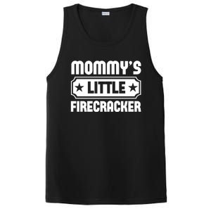 Mommys Little Firecracker Funny Mothers Day Funny Gift PosiCharge Competitor Tank