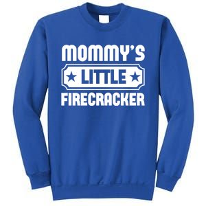 Mommys Little Firecracker Funny Mothers Day Funny Gift Sweatshirt