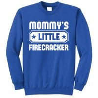 Mommys Little Firecracker Funny Mothers Day Funny Gift Sweatshirt